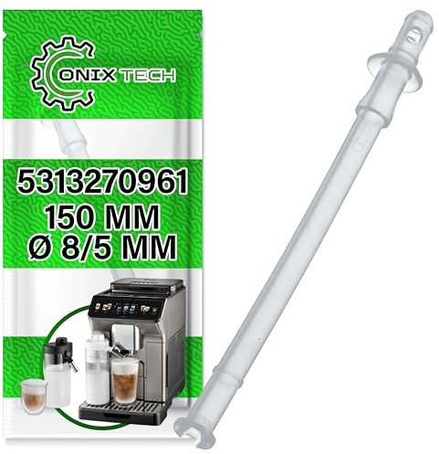 Milchschlauch für Kaffeevollautomat 150 mm Ø 8/5 mm mit Original Code 5313270961 für DeLonghi - Garantie 5 Jahre - ONIX TECH