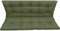 IN WOHO Hollywoodschaukel Auflage Outdoor Sitzkissen Gartenbankauflage Bankauflage Wasserabweisend Gartenbank Sitzkissen Bank Gartenbank Auflage Bankkissen Sitzauflage Bank 120x60x50 Grün