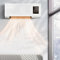 16 degrees Wall Mounted Blowing wind Heating AC Unit - Portable fan 2000W with Remote Control for Home Office Bedroom, Intelligent Timing Feature，No refrigeration