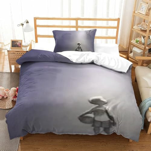 BSTELA9IE Kobe Bryant Bettbezug Bettwäsche Set2 Teilig Kinderbettwäsche-Set Reißverschluss Mit Kissenbezügen Betten Set Für Jugendliche Kinder Schlafzimmer Single(135x200cm)