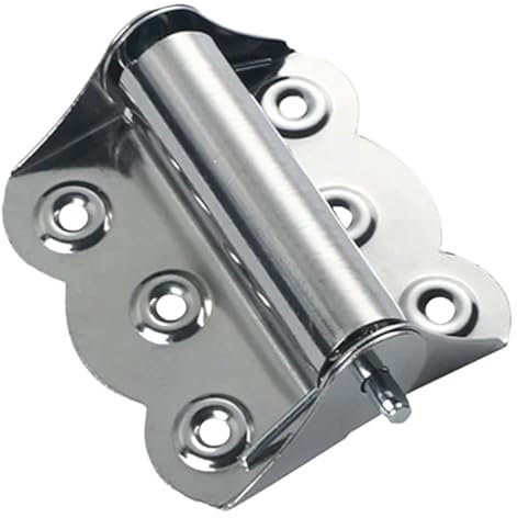 TROGPYXG Charnières de Porte moustiquaire en Acier Inoxydable, charnières à Ressort, Argent