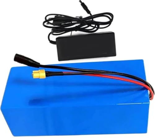 48V 15AH Batería de la E-Bicicleta, 48V Li-Ion eléctrico de la Bicicleta eléctrica del ebike de la E-Bici de la batería del Cargador 10S4P 36V T Plug para 200W 500W 800W Motor 48V 15AH,XT60