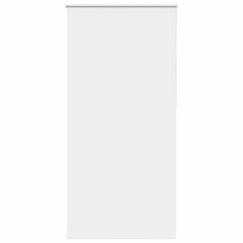 vidaXL Estor Enrollable Opaco Blanco 105x210 cm Tela Ancho 100,7 cm, Estor día y Noche, Estor de Cocina, Estor Opaco Enrollable, Estor Opaco