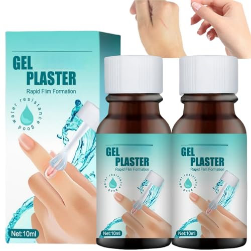 2pcs Skin Liquid Waterproof Plaster,Skin Glue for Wounds Human,Sk/in Liquid Plaster Wound Glue,Breathable Liqu/id Pla/Ster,Liq/uid Wound Dressing,Waterproof Spray WOU/nd Stick Protective,Wo/und Care