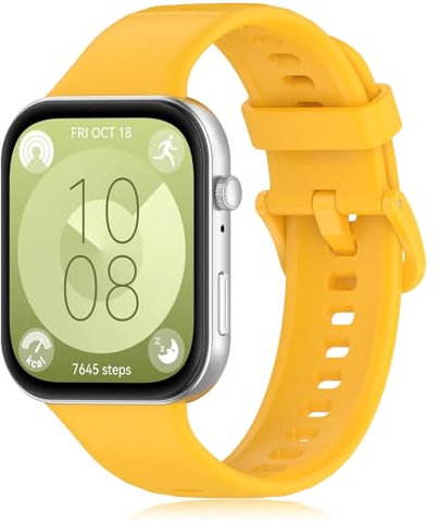 SenMore Silicone Bracelet Compatible avec Huawei Watch Fit 3/Fit 4, Réglable Sport Replacement Bracelet pour Watch Fit 3/4 Smartwatch.(No host)