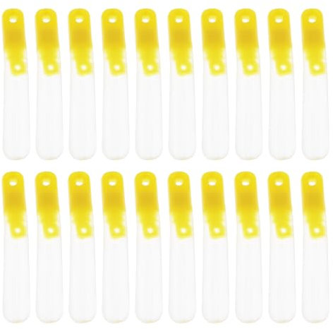 Create idea 20pcs 16mm Adaptateurs de Flotteurs en Silicone Adaptés Aux Pieds de Flotteur de 0,8 à 1,2mm pour La Pêche à La Carpe Et La Pêche Au Gros