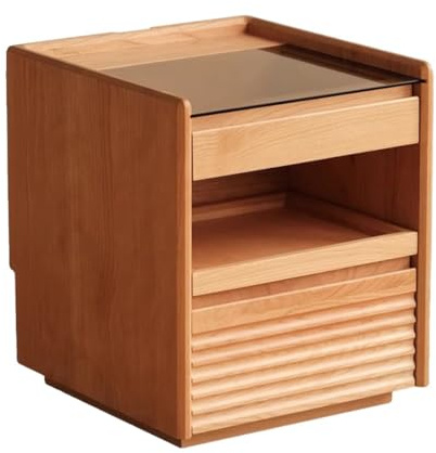 SAMCIOI Sofatisch Massivholz Nachttisch Home Schlafzimmer Nordic Japanischen Stil Lagerung Schrank
