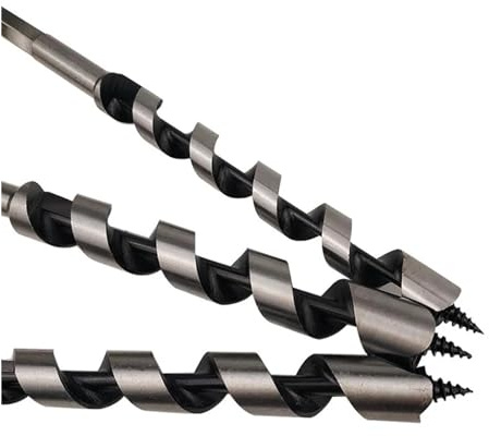 6 teile/satz 230mm Lange High Carbon Stahl Spiralbohrer, Holzbearbeitung Mauerwerk Holzbearbeitung Bohrer Set 10-20mm for Holzbearbeitung Langlebigkeit