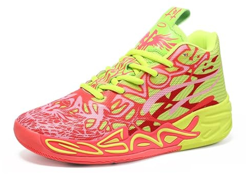 Zapatillas de Baloncesto para Hombre Mujeres clásicas Suela Casuales Moda Zapatos Deporte Antideslizantes Fitness Caminar Informales