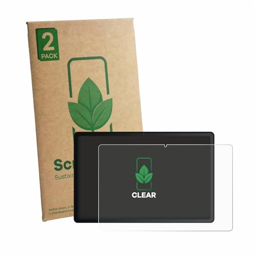 ScreenLeaf 2 Stück Schutzfolie für Whitedeer YXG13BK 10.1 [nachhaltiger Displayschutz, Folie, transparent, kratzfest]
