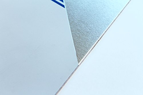 Chapa de aluminio de 2 mm, hasta 1000 x 1000 mm