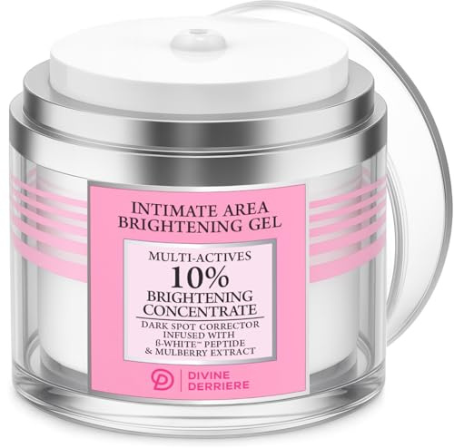Divine Derriere Intimate Dark Spot Remover for Body, Face, Bikini and Sensitive Areas - Dark Spot Corrector Cream for Intimate Areas Contains Mulberry Extract, Alpha Arbutin, Peptide