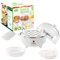 Quest Nutri-Q 34360 Egg Cooker/Boil Up To 7 Eggs At Once/Comes Complete With Poaching & Omelette Trays/Stainless Steel Finish