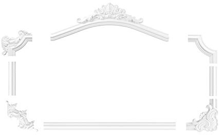 2 Meter | Wand- und Deckenumrandung | PU | Fries | stoßfest | Perfect | 65x20mm | AD308
