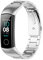 Yikamosi Compatible With Huawei Honor Band 4/Band 5,Stainless Steel Metal Quick Fit Replacement Smart Watch Bracelet Strap Bands for Huawei Honor Band 4(CRS-B19)/Band 5(CRS-B19S)(Silver)