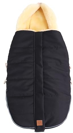 Kaiser ALLEX Lammfell Fußsack medizin (Black)