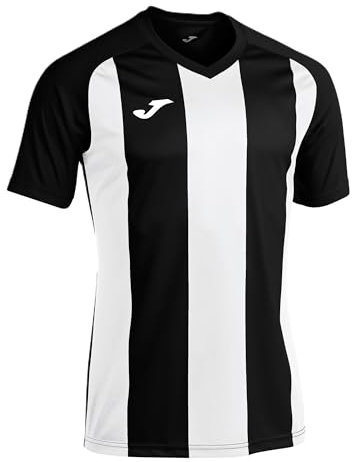 Joma Camiseta Manga Corta Pisa II Negro Blanco