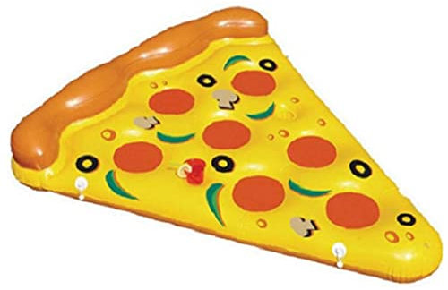 Inflatable Pizza Pool Float, Fun Pool Floaties Swim Party Toy Summer Pool Raft for Kids Adults