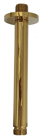 vanvilla Duscharm Deckenarm für Duschkopf Gold poliert | Brausearm für Regenbrause Arm für Regendusche