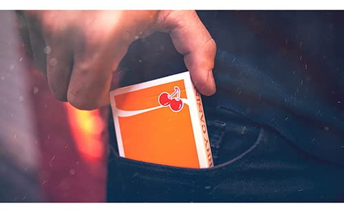 SOLOMAGIA Cherry Casino Summerlin Sunset (Orange) Playing Cards by Pure Imagination Projects
