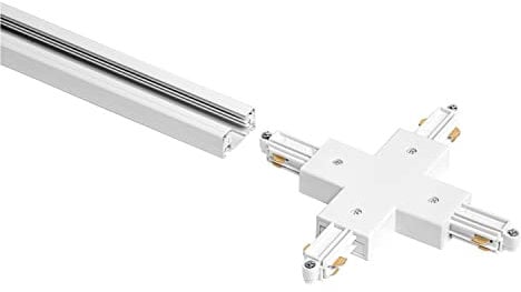 LEDVANCE TRACKLIGHT optionaler Kreuzverbinder, weiß, für die Verbindung von vier Stromschienen, die sich in einem Punkt treffen, modernes, loftartiges Design, für unterschiedliche Anordnungen