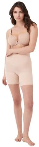 Spanx Power Short, Pantalones Cortos Mujer, Beige (Soft Nude), L