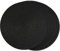 FunWheat Lot de 8 sets de table ronds tressés pour table de salle à manger, lavables, antidérapants, 38,1 cm (noir, 8 pièces)