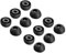 Chofit Copri Auricolari Compatibili con Huawei Freebuds 5i/4i - Eartips in Morbido Silicone di Ricambio, 3 Misure 6 Paia (Nero)