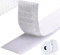 homenatur Scratch Autocollant Double Face - 50mm x 5m Blanc - Belcro Adhésif Puissant - Ruban Bande Scracht Crochet et Boucle Adhésifs - Rond Pastille Adhesive Collant Point Monnaies
