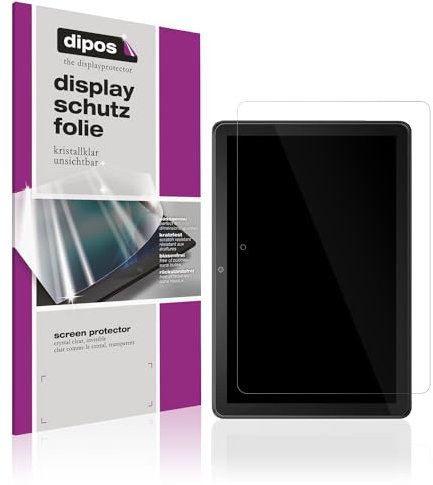 dipos I 2x Screen Protector compatible with Amazon Fire HD 10 (2023) Protection Films clear