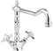 Milano Elizabeth Traditional French Classic Kitchen Sink Mixer Tap Crosshead Handles - Chrome