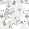 CiCiwind Self Adhesive Wallpaper Grey White Floral Wallpaper 41×300cm Vintage Peel and Stick Wallpaper Thicken Vinyl Wrap Waterproof Stick on Wallpaper for Living Room Bedroom