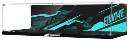 ALiquid Acryl Vitrine für Lego F1 W14 E Performance 42171, 3MM Acryl Schaukasten für Lego 42171 (Nicht Enthalten Klemmbausteine Set)