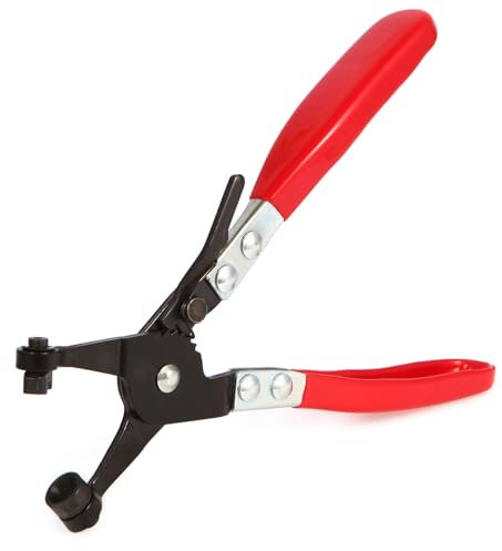 Hose Clamp Pliers, Automotive Hose Clamps Pliers Repair Tool with Swivel Flat Band for Removal and Installation of Ring or Flat Type Hose Clamps, Spring Clamp Pliers Hose Clamp Removal Tool