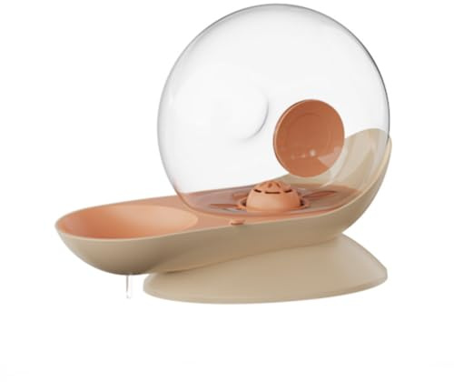 AENZA Bol en Forme D'escargot De 2.8L, Alimentation Automatique en Eau pour Animaux de Compagnie,Distributeur d'eau pour Chien, Abreuvoir à gravité pour Chat