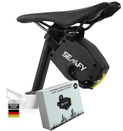 SEMFY Fahrrad Abschleppseil Kinder - universall Abschleppsystem, reißfestes Seilzug Länge 2.5 Meter, Fahrradstange Tandemkupplung, Follow me Fahrrad, MTB und E-Bike, Kinder