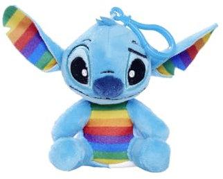 Peluche Stitch 10 cm avec Porte-clés, spécial Pride