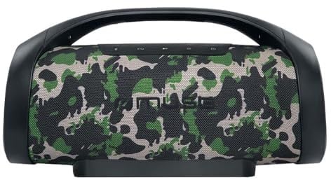 MUSE 300 Watt Camouflage tragbarer Bluetooth Lautsprecher, Splash-Proof, schwarz, mit farbwechselnden LED-Lichtern, Wireless und Stereo Pairing, ideal für Outdoor, Wassergeschützt (IPX6)