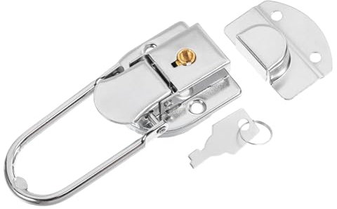 DOITOOL Kofferschloss Knebelverschluss Verschlussriegel Gitarrenkoffer Verschluss Kompakt Dekorativ für Koffer Reisetaschen Schränke Schneller Zugriff Diebstahlschutz