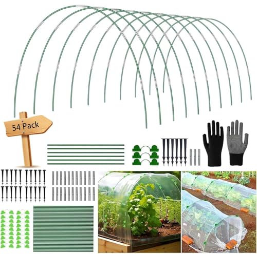 Arcos para Invernadero,Garden Aros de Invernadero,Túnel para Plantas,Túnel Invernadero,Aros Invernadero Tunel,Neumáticos de Invernadero,Arcos de Túnel para Bancal Elevada