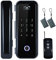 Door Lock, Smart Home Smart Glass Door Fingerprint Lock Home Use