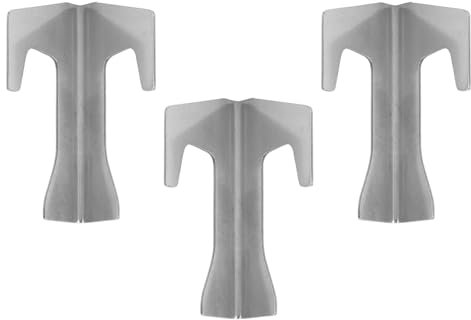 Abstandshalter für Feuerplatten, 3 Pcs Edelstahl BBQ Feuerplatte Abstandshalter, Feuerschutz mit 5cm Abstand