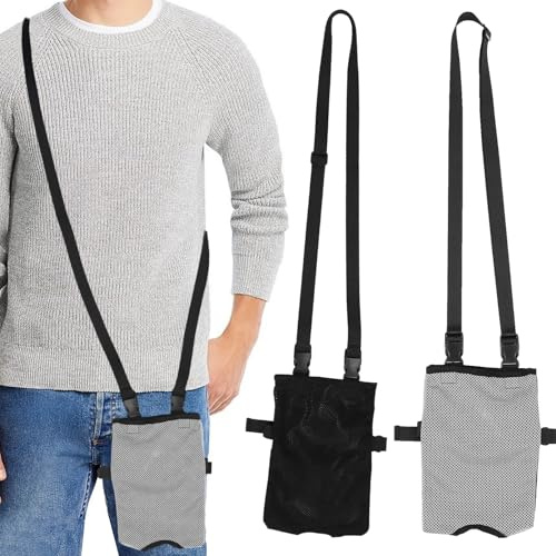 Menibeuty Urinbeutelabdeckung, 2pcs Taschen Für Urinbeutel Beinbeutel Halterung Beinbeutel Für Katheter 2000 Ml Verdeckte Katheterbeutelabdeckung Mit Verstellbarem Riemen Und Unsichtbarem Schlitz
