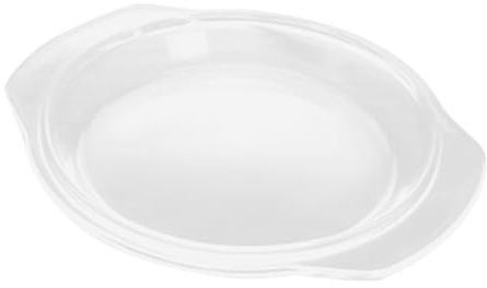 CALLARON Couvercle Micro-Ondes en Verre 15,9 CM, Accessoire la Cuisine Anti-Éclaboussures pour Réchauffer Aliments, Compatible Fours et Cuiseurs Vapeur