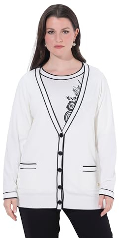 Ulla Popken Damen Strickjacke
