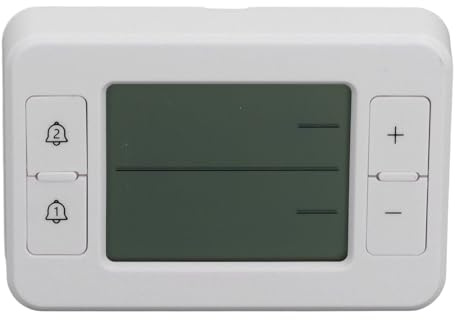 GLOGLOW Kabelloses Kühlschrank-Thermometer, Digitales Gefrierschrank-Thermometer mit Alarm, 2 Sensoren für Innen- und Außenbereich, Küche, Zuhause, Wohnmobil