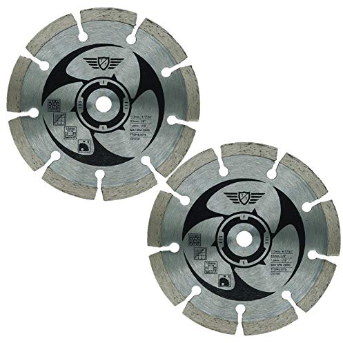 2 x TopsTools CS115D 115mm 9.5mm Bore Diamond Tipped Saw Blades