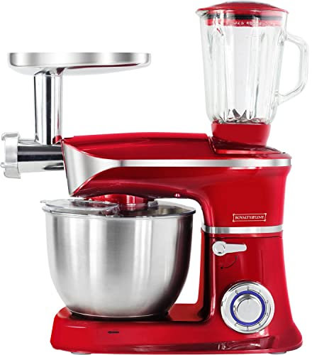 Robot da cucina multifunzione 1900W 6.5 litri con led Rosso