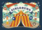 CardWheels 12 Einladungskarten Zirkus zum Kindergeburtstag + 13 Aufkleber GRATIS - für Jungen und Mädchen/Circus Zirkusparty Mitgebsel Geburtstagseinladungen Karten Einladungen Geburtstag Kinder