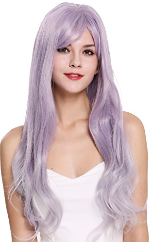WIG ME UP - G8135T-2403T3904 Perücke Damenperücke sehr lang wellig Lila Violett Lavendel